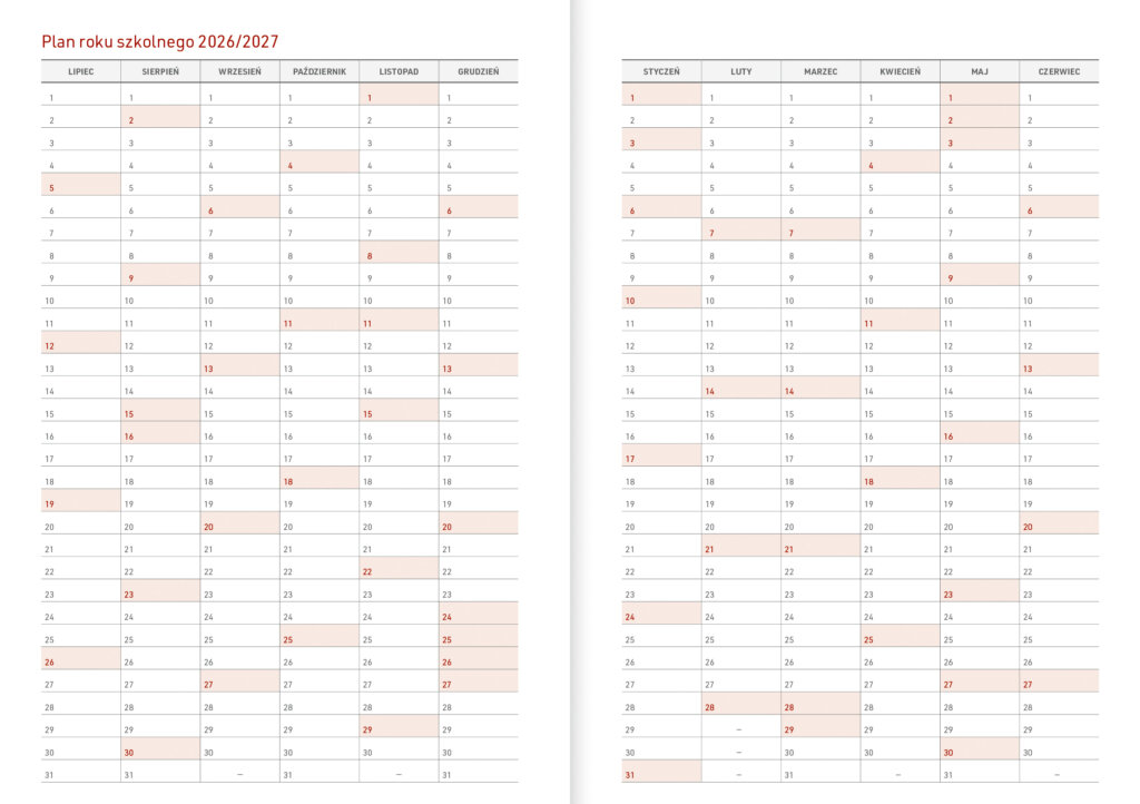 B6 PLAN ROKU SZKOLNEGO